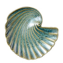 Axyaa Shell Plate: Creative Kiln-changed Ceramic Plate for B&B and Restaurant
