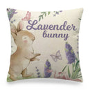 Easter Bunny Eggs Printed Pillow Covers 45x45cm - Axyaa Easter Decorations