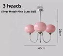 Axyaa Glass Ball Chandelier: Modern, Creative, Vintage, Lovely Girls Bedroom Lamp