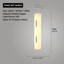 Axyaa Marble Wall Lamp: Designer Natural Copper LED Lighting for Various Rooms