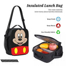 Axyaa Mickey Mouse Kids Backpack Lunch Box Pencil Boxes Set