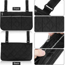 Axyaa Wheelchair Armrest Storage Bag - Large Capacity Organizer