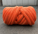 Axyaa Super Velvet Chunky Yarn - Thick Cotton Wool Tube Yarn for DIY Handwork