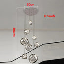 Axyaa LED Pendant Chandeliers for Modern Staircase Living Room Decor