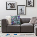 Axyaa Bibble Collage Pillowcase - Soft Polyester Throw Pillow Cover for Home Sofa Decor