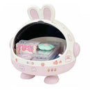 Axyaa Desktop Rabbit Storage Box Organizer for Girls' Accessories & Stationery