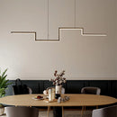 Axya LED Pendant Lights Dimmable Black, Modern Minimalist Design for Dining Room & Kitchen
