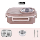 Axyaa Stainless Steel Thermal Lunch Box & Soup Bowl Set with Spoon