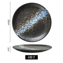 Axyaa Ceramic Plates Set | Creative Japanese Style Dinner & Dessert Dishes