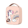 Axyaa Kids Portable Stripe Lunch Bag Tote- Insulated Cooler Thermal Food Picnic