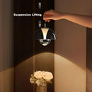 Axyaa LED Glass Chandelier: Modern Interior Decor Lighting for Restaurant, Bedroom, Bar & Bedside