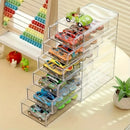 Axyaa Car Model Display Case Stackable Storage Box for Collectible Toys
