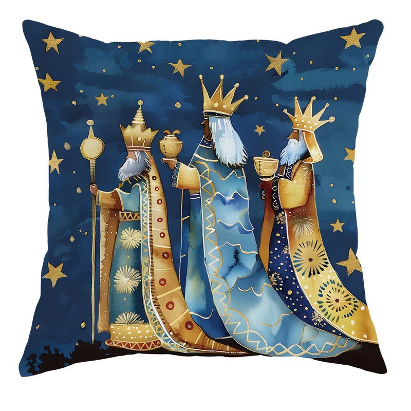 Axyaa Christmas Pillowcase Set for Living Room Sofa and Bedroom Decoration
