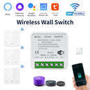 Axyaa Smart WiFi Switch 16A RF433Mhz 1/2/3 Gang Panel Module for Alexa Google Home