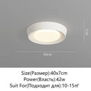 Axyaa LED Ceiling Light: White Black Room Lamp Home Decor Lighting