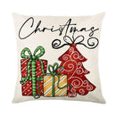 Axyaa Christmas Deer Snowflake Pillow Cover for Stylish Home Decor