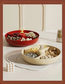 Axyaa Fruit & Snack Tray: Stylish Living Room Storage for Dried Fruits, Candy, Coffee Table