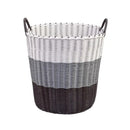 Axyaa Woven Rattan-Style Foldable Laundry Basket & Toys Storage Home Decor
