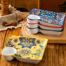 Axyaa Ceramic Dumpling Plate Set