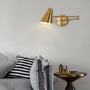 Axyaa Swivel Arm Wall Lamp - Modern Luxury Bedroom Bedside Lighting