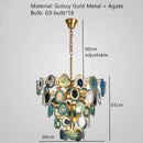 Axyaa Crystal Chandelier for Living and Dining Room Lighting