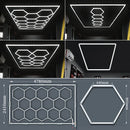 Axyaa Hexagon LED Garage Light for Auto Body Repair and Detailing