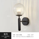 Axyaa Gold Glass Ball Wall Lamp: Modern Decor Sconce for Dining Room, Bathroom, Bedroom