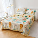 Axyaa Cotton Summer Quilt 4-Piece Set, Single Size, Thin and Washable