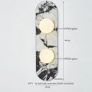 Axyaa Nordic Ceramic LED Wall Lamp for Modern Indoor Lighting