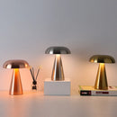 Axyaa Retro LED Mushroom Table Lamp Touch Control Dimmable Night Light
