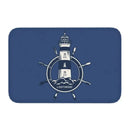 Axyaa Nautical Compass Anchor Rudder Printed Small Non-slip Doormat