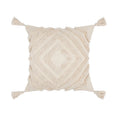 Boho Velvet Embroidery Cushion Cover by Axyaa