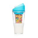 Axyaa Portable Cereal Cup - Leak-proof Hot/Cold Mug for Milk and Oats