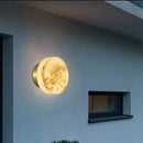 Axyaa Marble Round Led Wall Lamp: Minimalist Nordic Design for Modern Living Room