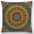 Axyaa Boho Rainbow Mandala Pillow Case Sun Moon Flowers Dream Fantasy Cover