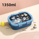 Axyaa Large Capacity Bento Box with Soup Bowl, Spoon - Children's School, Picnic Lunch Container