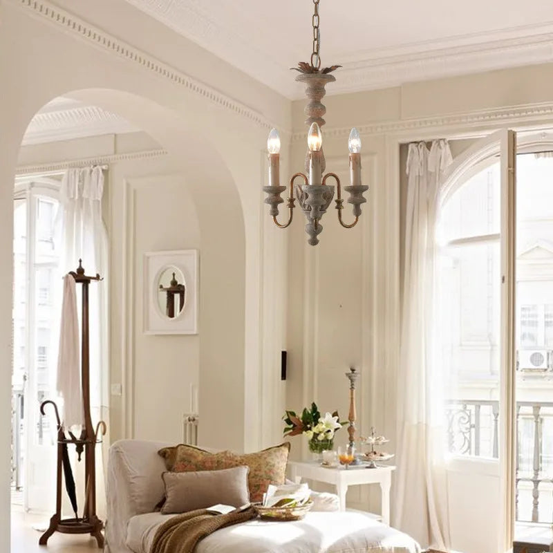 Axyaa Retro French Style Chandelier for Kitchen Living Room & Restaurant
