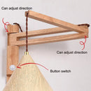 Axyaa Nordic Style Wind Wall Lamp for Bedroom and Aisle - Foldable and Retractable