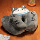Axyaa Cat Nap Plush Pillow for Office or Classroom Desk Napping