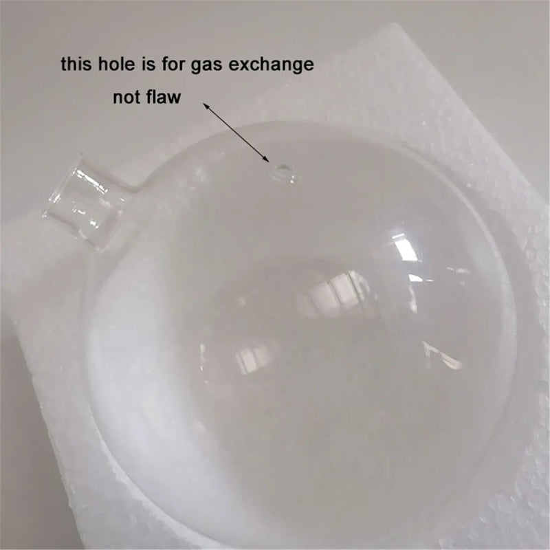 Axyaa 11mm G4 Glass Lamp Shade Replacement 80mm 100mm Molecular Sphere Ball