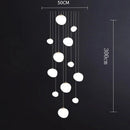 Axyaa Nordic Pendant Chandelier for Dining Room, Living Room, and Stair Lighting