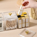 Axyaa Acrylic Jewelry & Makeup Organizer Box Transparent Dust-Proof Design