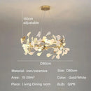 Axyaa Ginkgo Leaf Pendant Light - Nordic Light Luxury Multi Shape Design