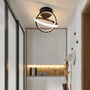 Axyaa LED Ceiling Light: Modern Minimalist Bedroom Balcony Chandelier Corridor Fixture
