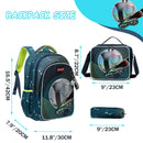Axyaa Boys School Backpack Set for Elementary Students, Ages 8-10