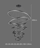 Axyaa Chandelier Pendant Lights Modern Ceiling Lamp LED Decorative Interior Lighting