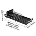 Axyaa Sink Drying Rack & Kitchen Organizer for Bowls, Plates, Cutlery & Tableware