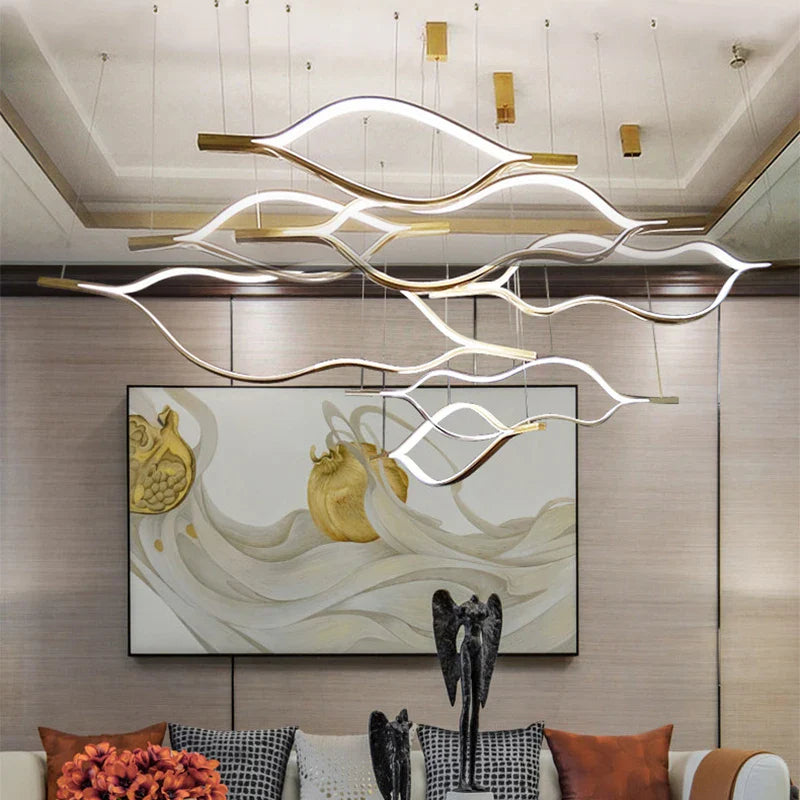 Axya Lip Shaped LED Pendant Chandelier for Home Decor