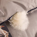 Axyaa Winter Down Duvet Comforter for Double Single Bed Warm Thick Blanket