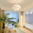 Axyaa Fabric Design Modern Art Chandelier for Bedroom & Living Room